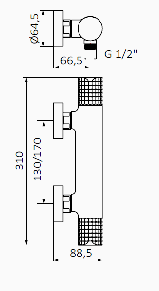 Thermostatique douche Valentigney 0