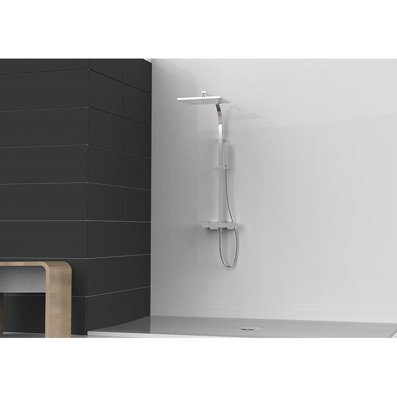 KALA Thermostatique douche avec colonne Chromé Montbéliard 0