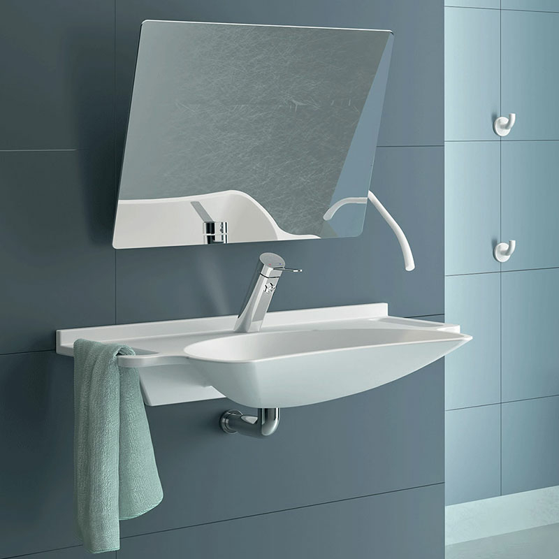 Miroir inclinable avec levier long ergonomique Saint-Louis 0