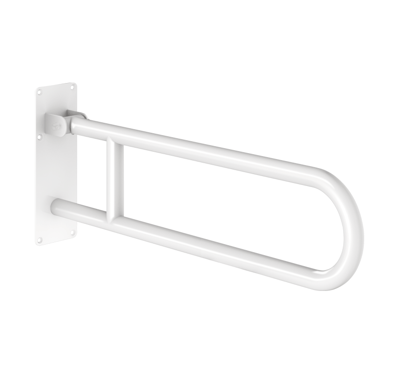 Barre de maintien rabattable Basic blanc, L. 760 mm Audincourt