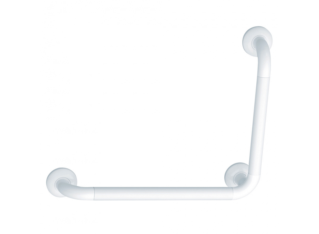 Barre coudée 3 point de fixation blanc avec embase Ergolife Nylon 045270 Illzach