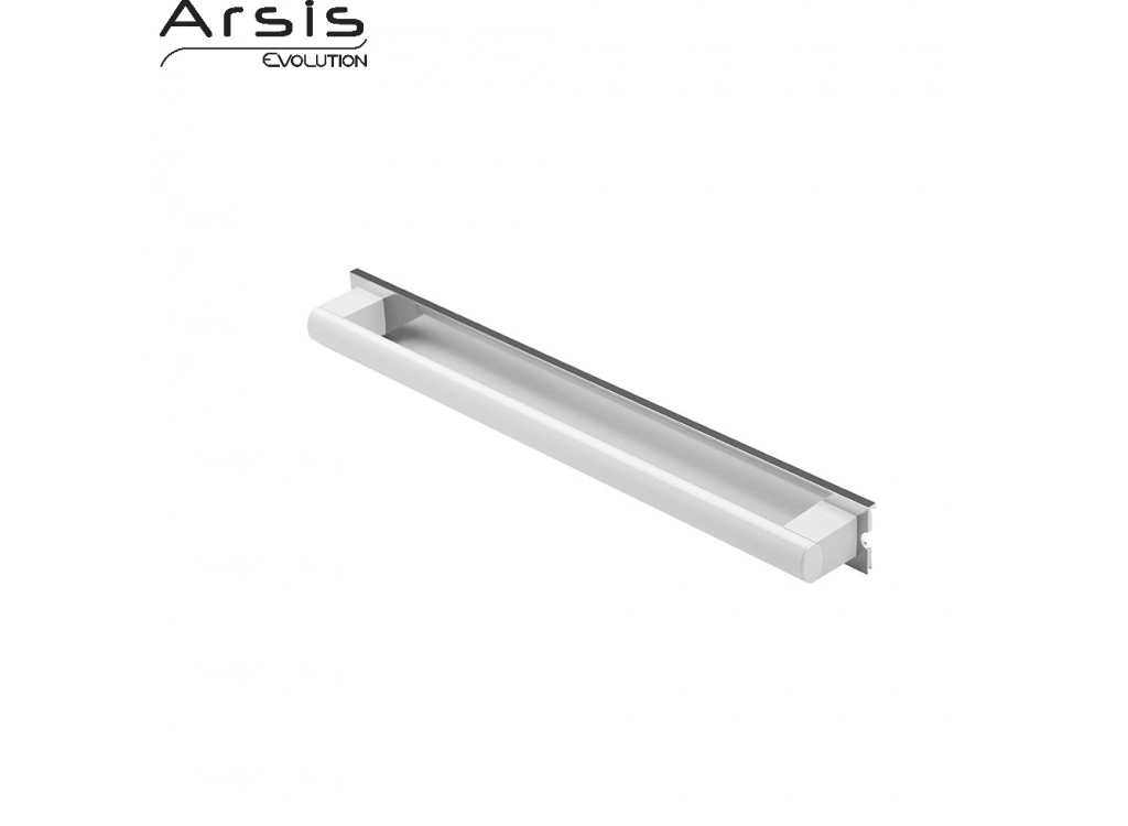 Barre d&#8217;appui blanc et anodisé brillant Arsis 044840 Wittenheim