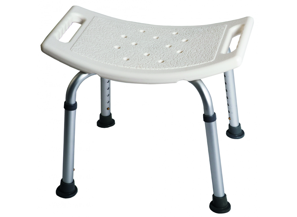 Tabouret de douche réglable Blanc Classic 047670 Belfort